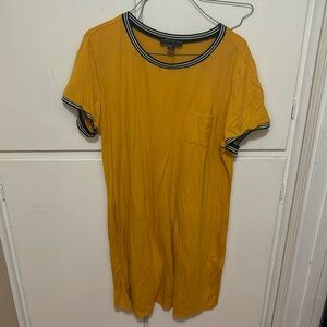 Forever 21+ yellow T-shirt dress